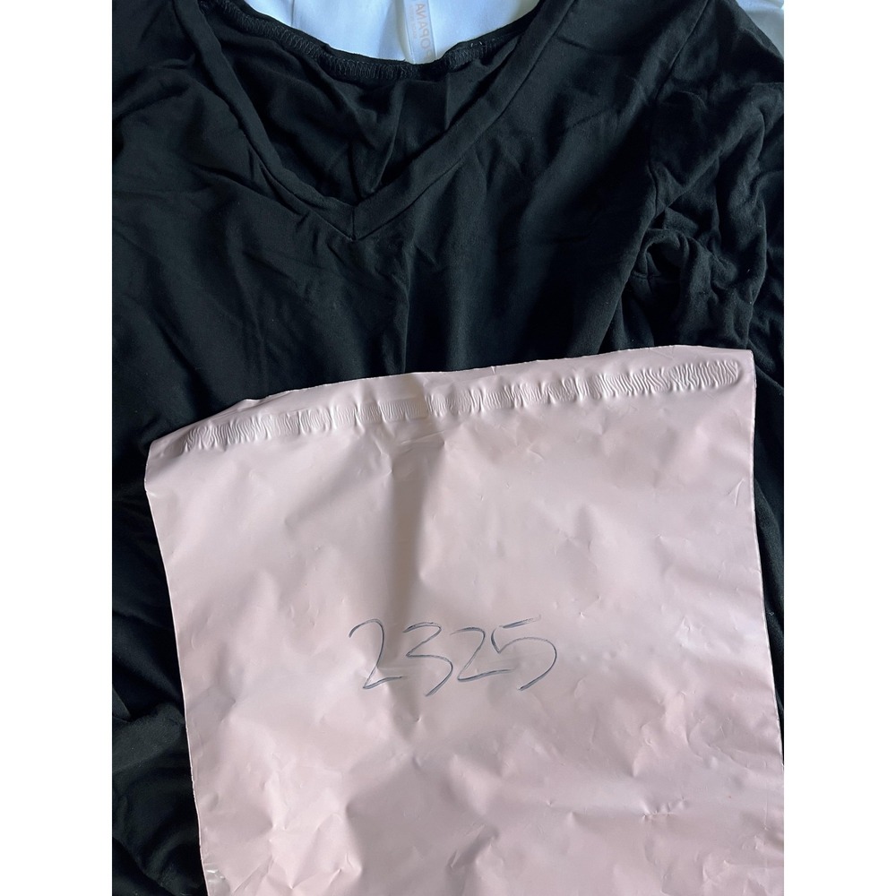 Popana Tunic Shirt Womens Large Long Sleeve Stretch‎ Pullover Made USA Basic - Picture 13 of 13